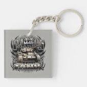 M46 Patton Sleutelhanger Acryl Sleutelhanger (Achterkant)