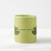 M48A3 Patton Silhouette Mok (Midden)