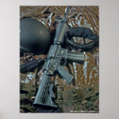 M4 Alles door Mark Vaughan Poster (Voorkant)