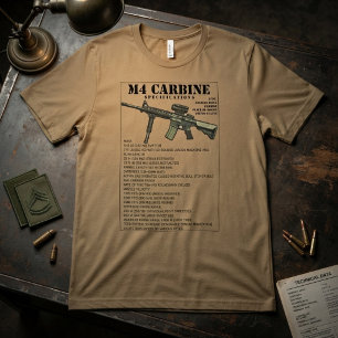 M4 Carbine Infanteriewapen Tri-Blend Shirt