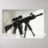 M4 op bipod poster (Voorkant)