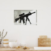 M4 op bipod poster (Keuken)