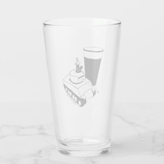 M4 Pint Glass Glas (Achterkant)