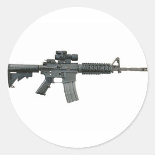 M4 RONDE STICKER