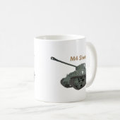 M4 Sherman American WW2 Tank Koffiemok (Voorkant rechts)