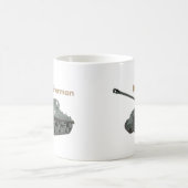 M4 Sherman American WW2 Tank Koffiemok (Center)