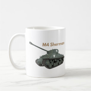 M4 Sherman American WW2 Tank Koffiemok