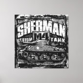 M4 Sherman Canvas Afdruk (Voorkant)