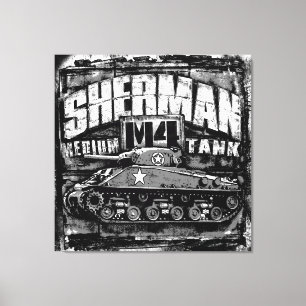 M4 Sherman Canvas Afdruk