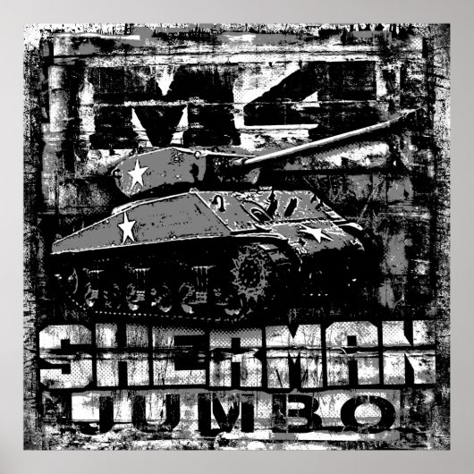 M4 Sherman Jumbo Poster (Voorkant)