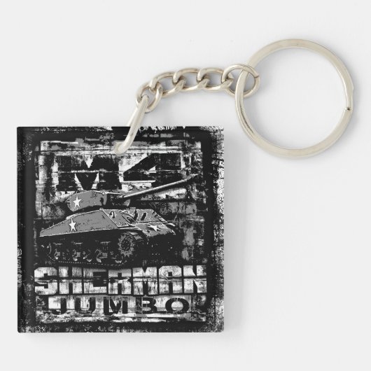 M4 Sherman Jumbo Sleutelhanger (Achterkant)