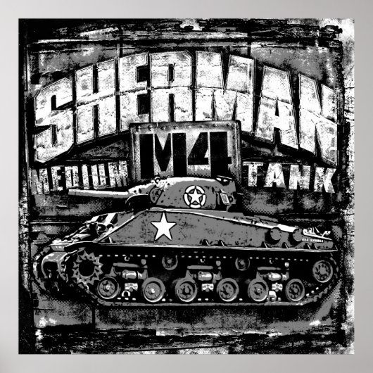 M4 Sherman Poster (Voorkant)