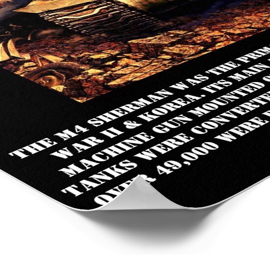 M4 Sherman Tank Print (Hoek)