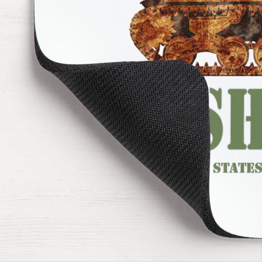 M4 Sherman Tweede Wereldoorlog Amerikaanse Medium Muismat (Hoek)