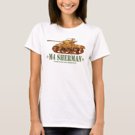 M4 Sherman Tweede Wereldoorlog Amerikaanse Medium  T-shirt