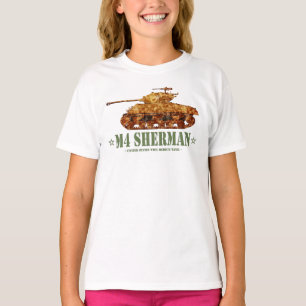 M4 Sherman Tweede Wereldoorlog Amerikaanse Medium T-shirt