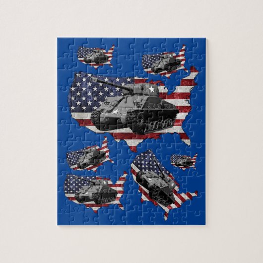 M4 Shermantank Legpuzzel (Verticaal)