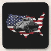 M4 Shermantank Onderzetter (Voorkant)