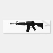 M4 Silhouette Bumpersticker (Voorkant)