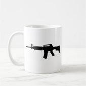M4 Silhouette Koffiemok (Links)