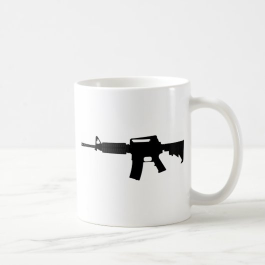 M4 Silhouette Koffiemok (Rechts)