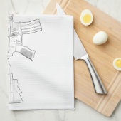 M4 SOPMOD Kitchen Towel Theedoek (Quarter Fold)