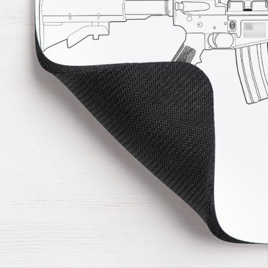M4 SOPMOD Mousepad Muismat (Hoek)