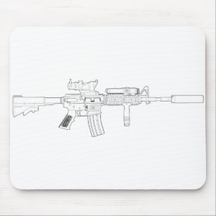 M4 SOPMOD Mousepad Muismat