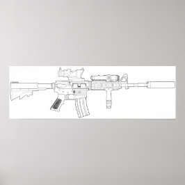 M4 SOPMOD-Poster Poster