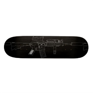 M4 SOPMOD-skateboard, zwart Skateboard
