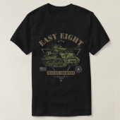 M4A3E8 'Easy-Acht' Sherman WW2 Tank T-Shirt (Design voorkant)
