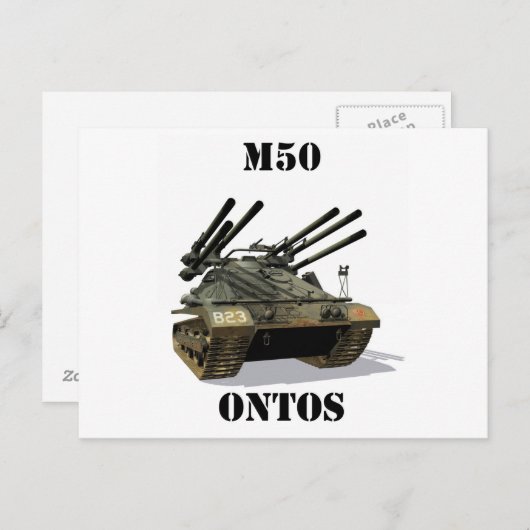 M50 Ontos-Briefkaart Briefkaart (Voorkant / Achterkant)