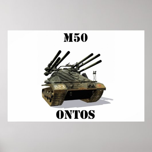 M50 Ontos-Poster Poster (Voorkant)