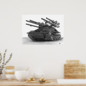 M50 Ontos-tankafbeelding Poster (Keuken)
