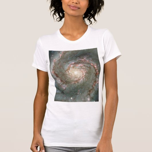 M51-cadeau voor dames bij pure V-Neck T-shirt (Voorkant)
