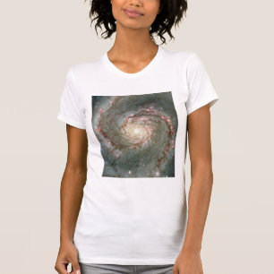 M51 Dames verwoest T-Shirt Astronomie cadeau
