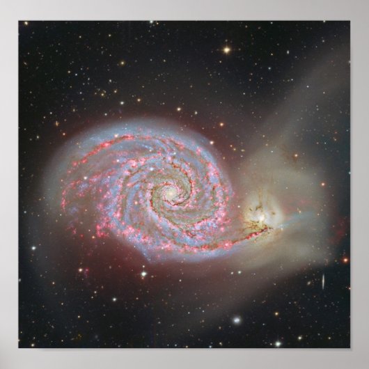 M51 Galaxy-Poster Poster (Voorkant)
