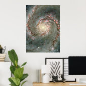 M51 Huge Poster - Whirlpool Spiral Galaxy (Thuiskantoor)