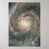 M51 Huge Poster - Whirlpool Spiral Galaxy (Voorkant)