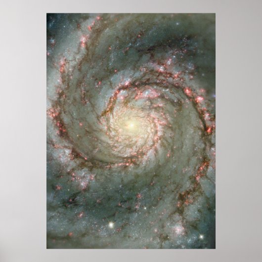 M51 Huge Poster - Whirlpool Spiral Galaxy (Voorkant)