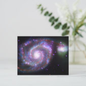 M51 Whirlpool Galaxy: een klassieke schoonheid Briefkaart (Staand voorkant)