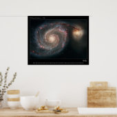 M51 Whirlpool Galaxy Poster (Keuken)