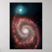 M51 Whirlpool Spiral Galaxy NASA Poster (Voorkant)