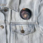 M51 Whirlpool Spiral Galaxy NASA Ronde Button 5,7 Cm (In situ)