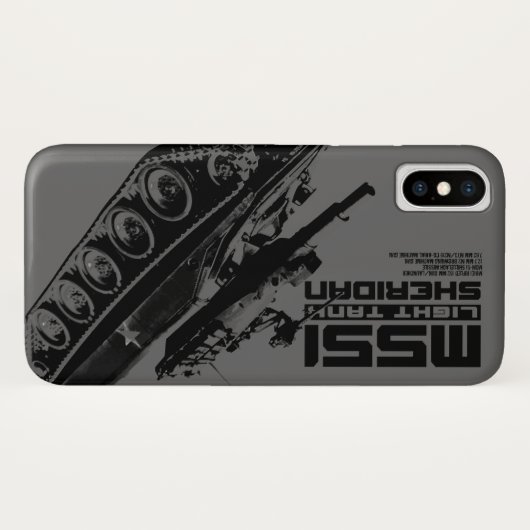 M551 Sheridan Case-Mate iPhone Case (Achterkant (horizontaal))