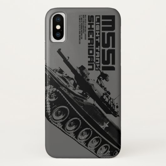 M551 Sheridan Case-Mate iPhone Case (Achterkant)