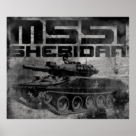 M551 Sheridan Poster (Voorkant)