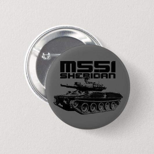 M551 Sheridan Ronde Button 5,7 Cm (Voorkant /achterkant)