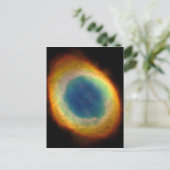 M57 Ring Nebula Constellation Leier Buitenspatie Briefkaart (Staand voorkant)