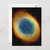 M57 Ring Nebula Constellation Leier Buitenspatie Briefkaart (Voorkant / Achterkant)